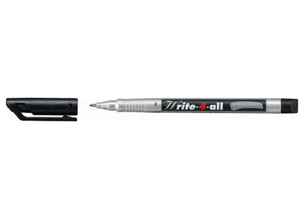 STABILO Write-4-All Permanent Marker Pen – Black, 1.0mm