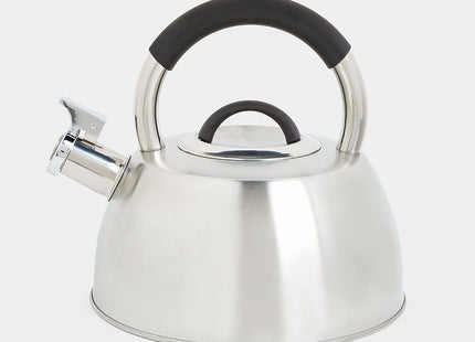 VonShef 2.5L Stainless Steel Whistling Stove Top Kettle – Silver