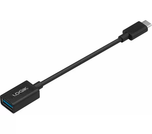 LOGIK USB-A to USB-C Adapter 0.15m – 5Gbps Data Transfer Cable