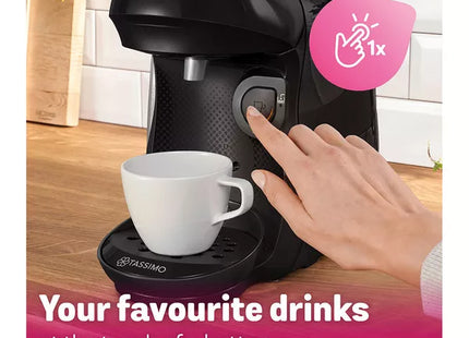 TASSIMO by Bosch Happy Friendly Coffee Machine Starter Kit Black – TAS102EGBC