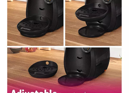 TASSIMO by Bosch Happy Friendly Coffee Machine Starter Kit Black – TAS102EGBC