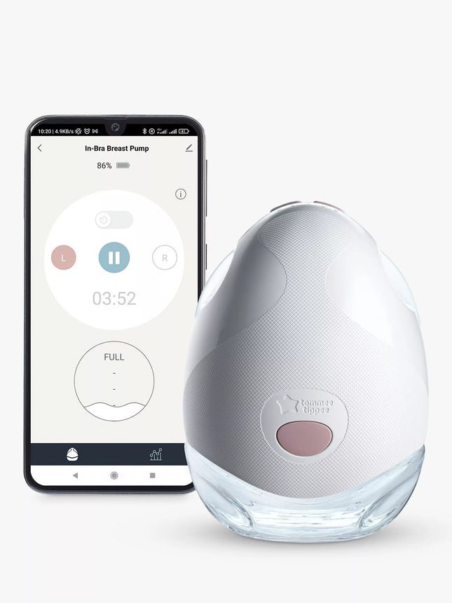 Tommee Tippee Made for Me Wearable Electric Single Breast Pump with App Control