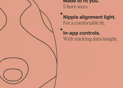 Tommee Tippee Made for Me Wearable Electric Single Breast Pump with App Control