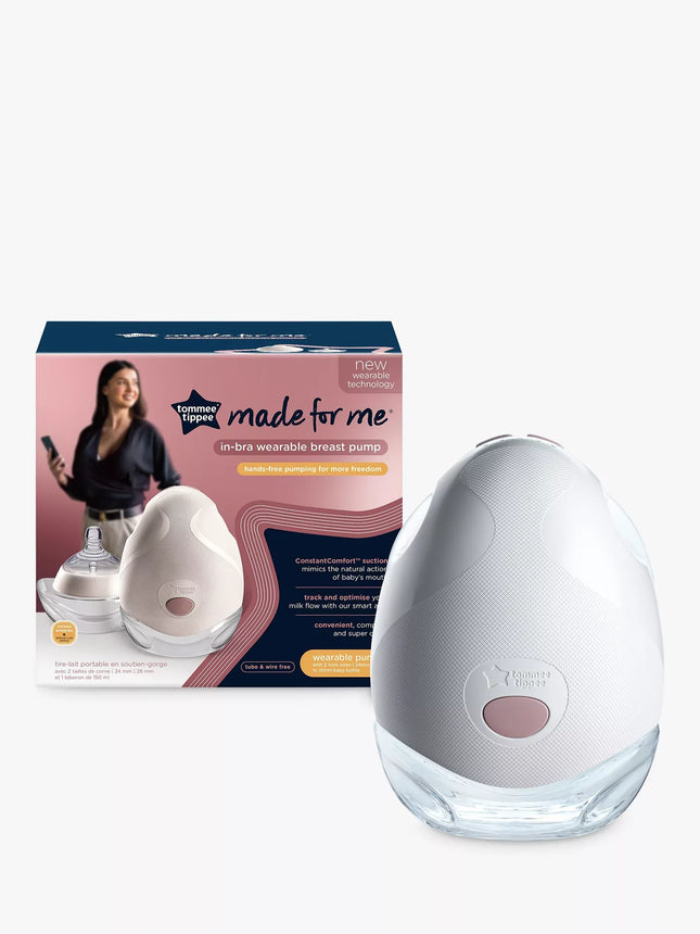 Tommee Tippee Made for Me Wearable Electric Single Breast Pump with App Control