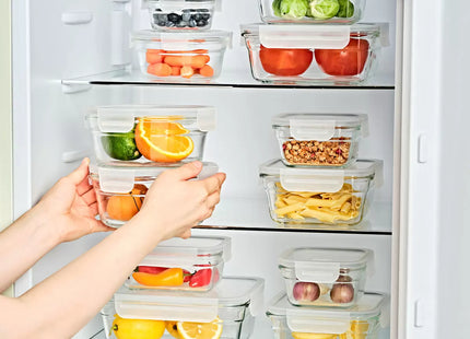 Glasslock 26 Piece Food Storage Container Set – Airtight Glass Containers