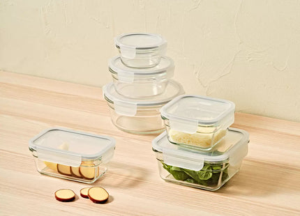 Glasslock 26 Piece Food Storage Container Set – Airtight Glass Containers