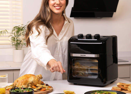 Salter EK5603 XL Air Fryer Oven – 12L Air Fry, Roast & Rotisserie, 1800W