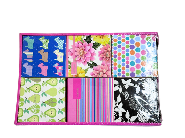Tallon Memo Pads – 6 Assorted Designs, 180 Sheets