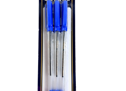 Helix Oxford Ballpoint Pens – Blue Ink, Medium 0.7mm