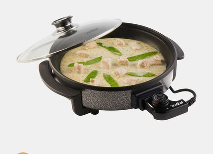 VonShef 30cm Electric Round Multi Cooker – Cool-Touch Handles – 1500W