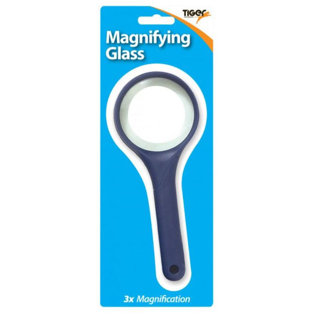 Tiger Magnifying Glass – 3x Magnification, Assorted Colours