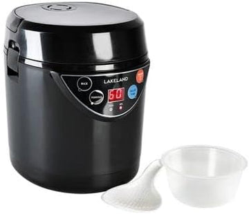 Lakeland 2 Portion Mini Electric Rice Cooker 500ml – Non-Stick Pan,  250W