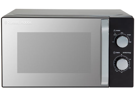 Russell Hobbs 20L 800W Manual Microwave with Defrost & Timer – Damaged Side