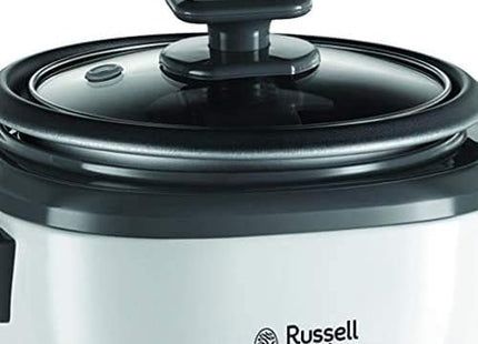 Russell Hobbs 6 Portion Rice Cooker – 0.8L, Steamer Basket, 300W