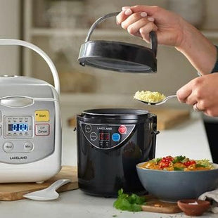 Lakeland 2 Portion Mini Electric Rice Cooker 500ml – Non-Stick Pan,  250W