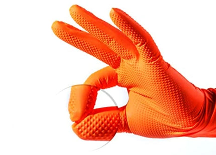 EUROPAPA DiamondGrip Extra Thick Nitrile Work Gloves – 50 Pack