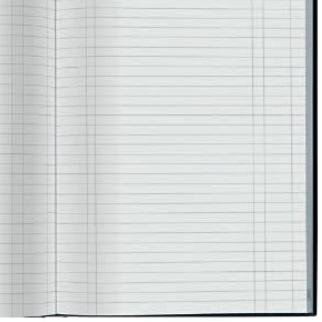Collins Ideal A5 Cashbook – 192 Pages, Single Cash, Black (Model 461)