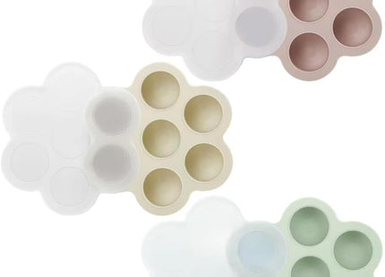 PandaEar Baby Food Freezer Trays Set of 3 with Lids – 21 Silicone Pods