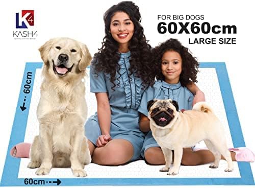 KASH4 Hexagonal Puppy Training Pads 60 x 60cm Super Absorbent – 20 Pack