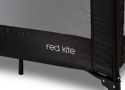 Red Kite Sleep Tight Travel Cot – Lightweight, Compact & Easy-Fold, Black