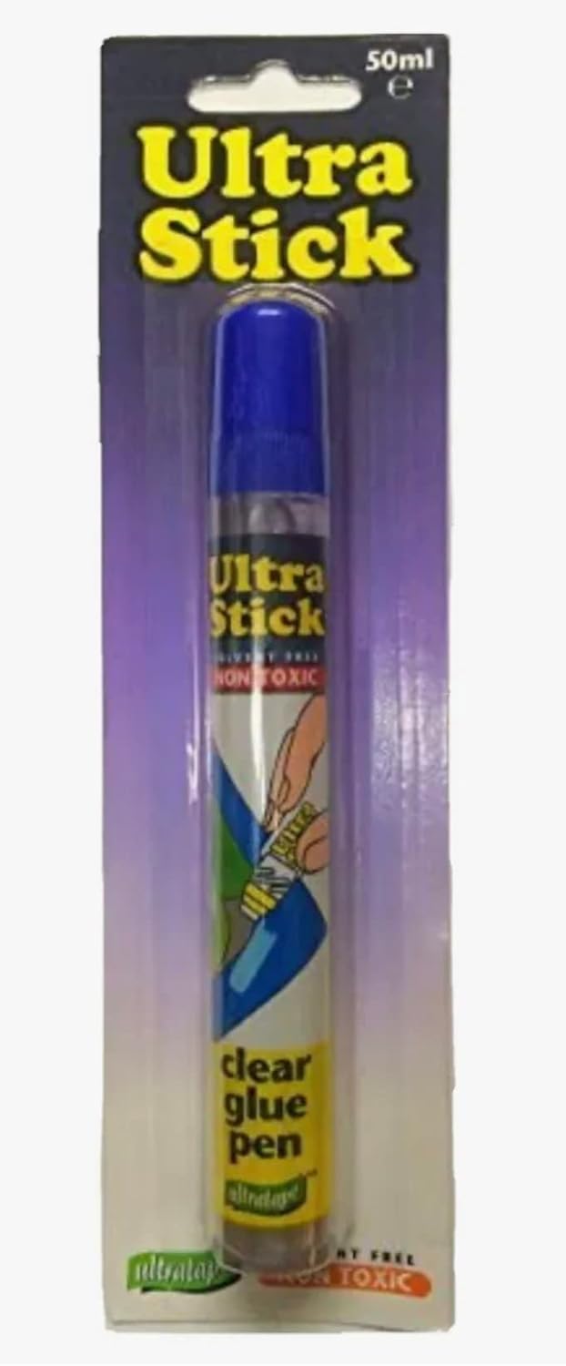 Ultratape Ultra Stick Clear Glue Pen – 50ml Strong & Permanent Adhesive