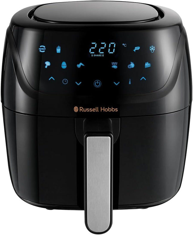 Russell Hobbs 4L Rapid Digital Air Fryer – 10 Pre-Set Programs, Energy-Saving, 220°C Max Temp, Easy Clean, Touch Display