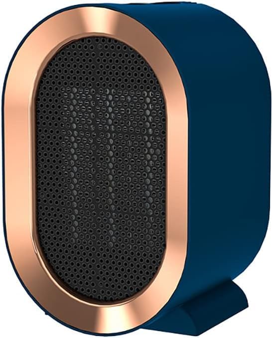 Warmool Portable PTC Ceramic Heater – Quiet Desktop Electric Fan Heater Blue