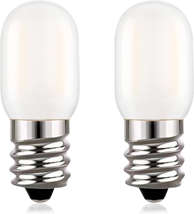 Hcnew E14 T22 LED Bulbs 1W Warm White 2700K Non-Dimmable – 2 Pack