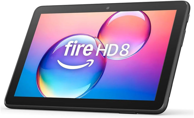 Amazon Fire HD 8 Tablet 32GB 3GB RAM 8" HD Display Black (2024, With Ads)