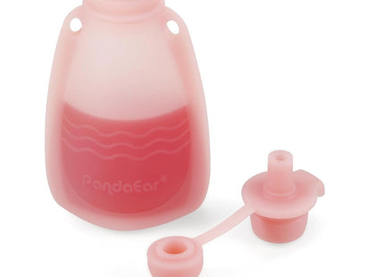 PandaEar Reusable Silicone Baby Food Pouches 4 Pack – 5oz BPA-Free