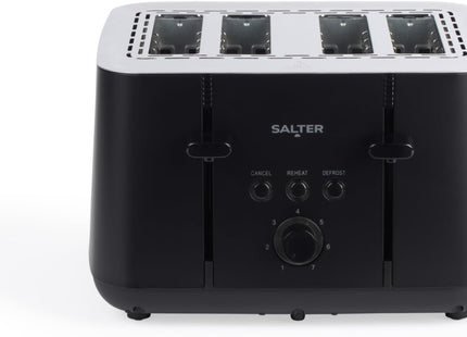 Salter Kuro 4 Slice Toaster – 1850W with 7 Browning Levels & Wide Slots
