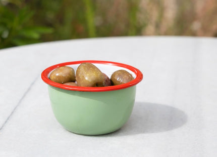 Talking Tables Bon Appetit Handmade Olive Enamel Bowl 10cm –  Snack & Dip Bowl