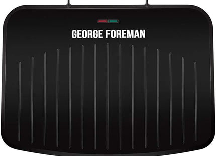 George Foreman Large Electric Fit Grill – 2400W Panini Press & BBQ Grill, Black