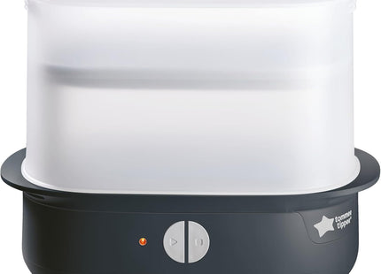 Tommee Tippee Super-Steam Advanced Electric Steriliser – Black, 6-Bottle Capacity