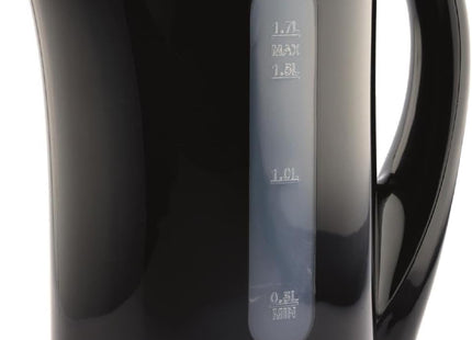 Hamilton Beach Essentials 1.7L Electric Kettle, Auto Shut Off, HB1107B – Black