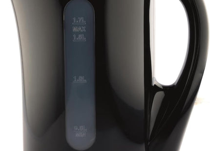 Hamilton Beach Essentials 1.7L Electric Kettle, Auto Shut Off, HB1107B – Black
