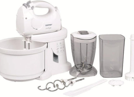 Zelmer Mix Robi 381.61 Stand Mixer, 5 Speed with Rotating Bowl & Hand Blender - EU Plug