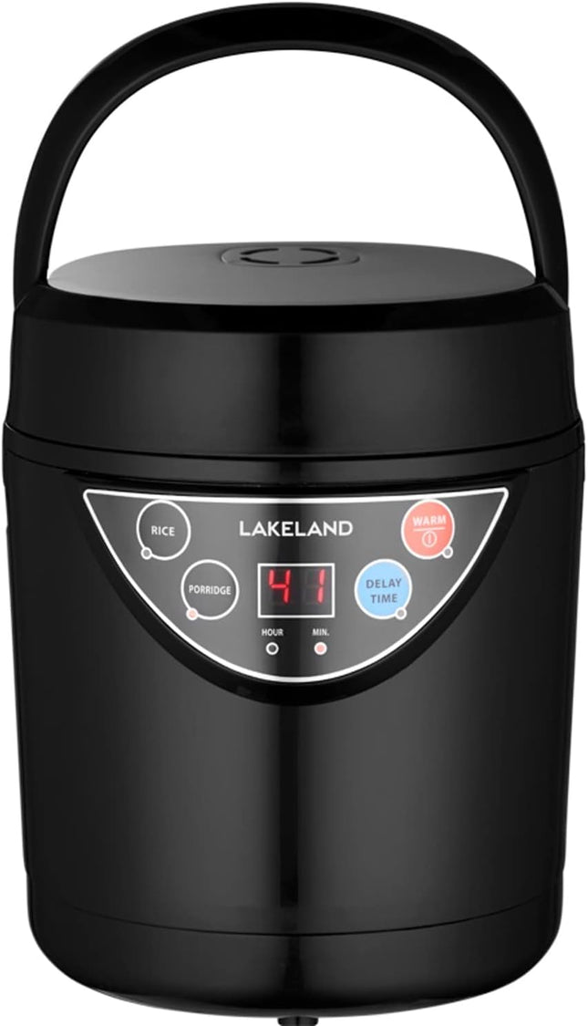 Lakeland 2 Portion Mini Electric Rice Cooker 500ml – Non-Stick Pan,  250W