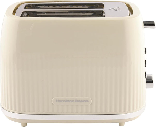 Hamilton Beach Miami 2 Slice Toaster 800W Wide Slots, Sand Beige - HB1420S