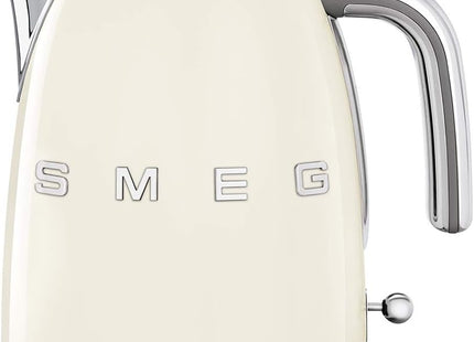 Smeg KLF03CRUK 1.7L Retro Style Electric Kettle with 360° Swivel Base – Cream