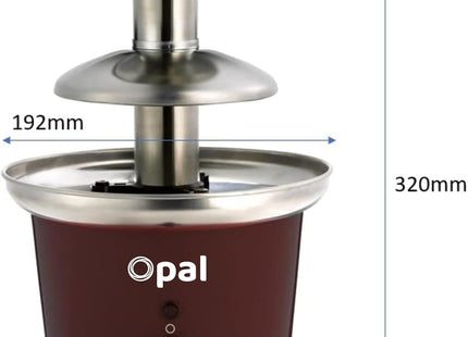 Opal OCF11 900ml Extra Large 3-Tier Stainless Steel Chocolate Fountain