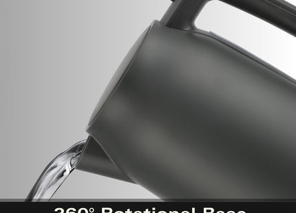 Hamilton Beach Ella 1.7L Electric Kettle, Auto Shut Off, Matte Charcoal - HBK3045MCH