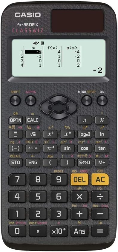 Casio FX-85DE X ClassWiz Scientific Calculator – 325 Functions with Natural Display