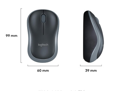 Logitech MK270 Wireless Keyboard and Mouse Combo – UK QWERTY Full Size Set