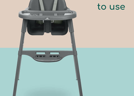 Bebeconfort Meely 2-in-1 Baby High Chair Dark Grey Feeding Chair, 6 Months – 3 Years