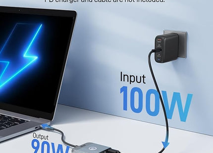 Acer USB C to HDMI Adapter 4K@60Hz with 100W PD Charging & USB 3.0