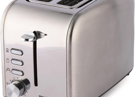 Hamilton Beach Rise 2 Slice Toaster 850W, HB1718B2 – Brushed & Polished, Stainless