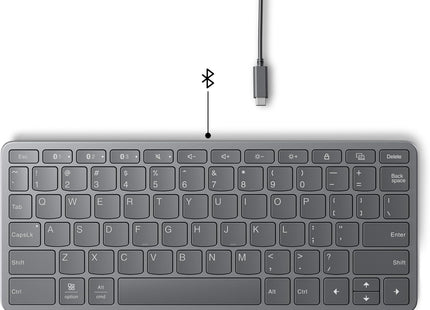 Lenovo Multi-Device Wireless Keyboard – Bluetooth & USB-C Connectivity