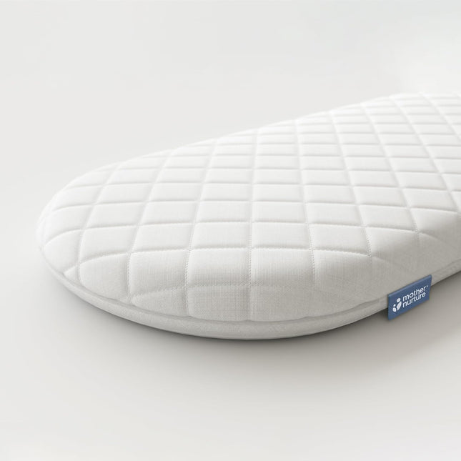 Mother Nurture Classic Foam Moses Basket Mattress 65 x 28 x 4cm