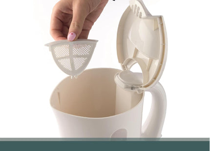 Hamilton Beach Essentials 1.7L Electric Kettle, Auto Shut Off, HB1107C – Cream